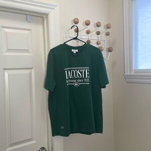Lacoste - Classic Casual Short Sleeve Shirt - Green - M